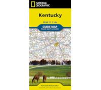 National Geographic - Road Map & Guide - Kentucky State Map - Waterproof, Tear-Resistant, Folded