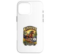 Kentucky The Bluegrass State Flag Thoroughbred Goldenrod Case for iPhone 16 Pro Max