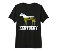 Kentucky Thoroughbred Horse Farm Countryside Nature Scenic Premium T-Shirt