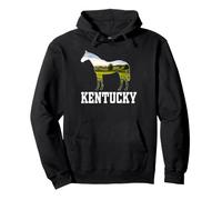 Kentucky Thoroughbred Horse Farm Countryside Nature Scenic Pullover Hoodie