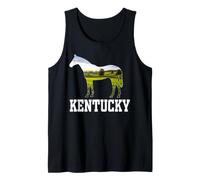 Kentucky Thoroughbred Horse Farm Countryside Nature Scenic Tank Top