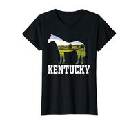 Kentucky Thoroughbred Horse Farm Countryside Nature Scenic Value Graphic T-Shirt