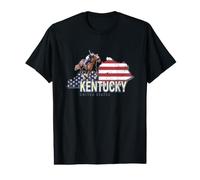 Kentucky United States Retro State Map Vintage USA Souvenir Value Graphic T-Shirt
