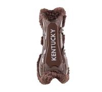 Kentucky - Vegan Fur Jumping Boots Bamboo Elastic Brown/Fur Brown M