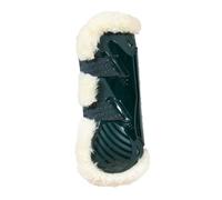 Kentucky - Vegan Fur Jumping Boots Bamboo Elastic Dark Green XS