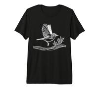 Kentucky Warbler Line Art Birdwatcher Premium T-Shirt