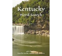 Kentucky Word Search: Word Searches with Easy to Read Print about Kentucky’s cities, landmarks, culture, and more | 6x9 inches, 110 pages | 50+ ... puzzle fans and Kentucky enthusiasts