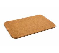 Kentwell Rounded Plain Tufted Doormat Hardwearing PVC Backed Coir Anti Slip Mat Brown 80cm x 50cm