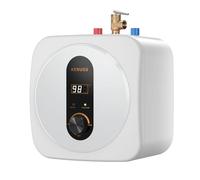 KENUOS Mini Tankless Water Heater 1500W 120V NPT 1/2" Instant Under Sink Water Heater for RV Kitchen