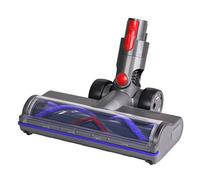 KENVOR Brush Compatible with Dyson V7 V8 V10 V11 V15 Vacuum Cleaner, Direct Drive Brush Head with 4 LED Lights for Parquet and Hard Floors, 26cm Wide
