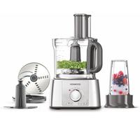 Kenwood 2 in 1 Food Processor Multi Pro Express 3L, 1000W, Silver (FDP65.180SI) [EEK: A]