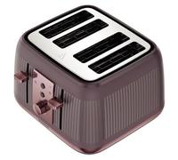 Kenwood Dusk Toaster, 4 Slot Toaster, Reheat, 5 Browning Settings, Defrost and Cancel Functions, Pull Crumb Tray, TFP30.000PU, 1800W, Twilight Purple