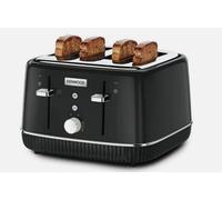 Kenwood Elegancy 4 Slot Toaster, 1800 W, Cord Storage, Black - TFP10.A0BK