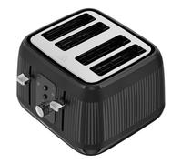 Kenwood Dawn Toaster, 4 Slot Toaster, Reheat, 5 Browning Settings, Defrost and Cancel Functions, Pull Crumb Tray, TFP09. 000BK, 1800W, Midnight Black