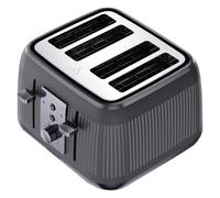 Dusk Toaster, 4 Slot Toaster, Reheat, 5 Browning Settings, Defrost and Cancel Functions, Pull Crumb Tray, TFP30.000GY, 1800W, Slate Grey