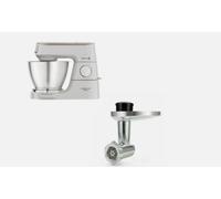 Kenwood 5L Chef Baker Stand Mixer White & Food Processor Attachment