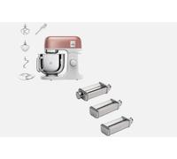 Kenwood 5L Kmix Stand Mixer Apricot Pink & Lasagne Roller