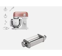DELONGHI 5L kMix Stand Mixer Apricot Pink & Lasagne Roller Delonghi Pink