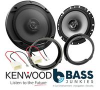 Kenwood 6.5" 2 Way 600 Watts Rear Door Car Speakers for Jaguar XF 2008 On