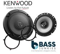 KENWOOD 600 Watts 2 Way Front Door Car Speakers To Fit Audi TT MK1 1998-2006