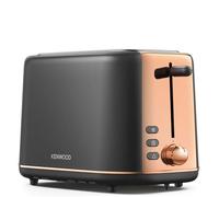 Kenwood Abbey Lux Toaster, 2 Slot Toaster, 7 Browning Settings, Reheat, Defrost and Cancel Functions, Pull Crumb Tray, Cord Storage, 800 W, TCP05.C0DG, Dark Grey