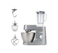 KENWOOD Chef KVC3110S Food Processor - Pastry Kit and Blender Included - Silver - 1000 W - Compact Size