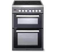 KENWOOD CK235C 60 cm Electric Ceramic Cooker - Slate Grey & Chrome, Silver/Grey
