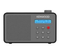 KENWOOD CR-M25DAB-H Portable DAB+/FM Radio with Bluetooth and Rechargeable Battery. Grey
