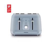 Kenwood Dawn 4 Slice Toaster, Wide Slots, High-Lift Eject, Cord Storage, Stone Blue - TFP09.000BL