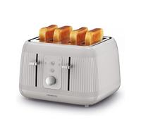 Kenwood Dawn 4Slice Toaster Oatmeal Cream 1800W Defrost Reheat Cancel Crumb Tray