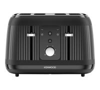 Kenwood Dawn Toaster, 4 Slot Toaster, Reheat, 5 Browning Settings, Defrost and Cancel Functions, Pull Crumb Tray, TFP09. 000BK, 1800W, Midnight Black