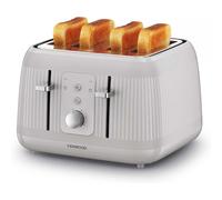 Kenwood Dawn Toaster, 4 Slot Toaster, Reheat, 5 Browning Settings, Defrost and Cancel Functions, Pull Crumb Tray, TFP09.000CR, 1800W, Oatmeal Cream
