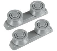 Kenwood Dishwasher Basket Slide Rail Runner Support Guide Rounded Wheels (2 Sets)