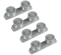 Kenwood Dishwasher Basket Slide Rail Runner Support Guide Rounded Wheels (4 Sets)