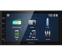 KENWOOD DMX129DAB - 17.3 cm (6.8 Inches) Digital Media AV Receiver with Quick Boot & Android USB Mirroring (4 x 45 W, DSP, DAB+/FM, BT, 3x Pre-Out 2V, USB, iPod/iPhone Control)