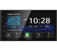 Kenwood DMX47S Mechless 6.8" Capacitive Screen Digital Multimedia Receiver with Apple CarPlay & Android Auto Functionality (Does Not Play CDs)