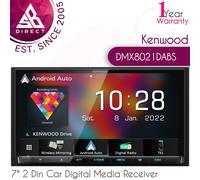 Kenwood DMX8021DABS 7" 2 Din Car Digital Media Receiver│Bluetooth│DAB+│WiFi