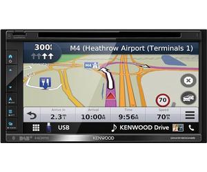 Kenwood DNX5190DABS navigator 17.1 cm (6.75") Touchscreen TFT Fixed Black 2.1 kg