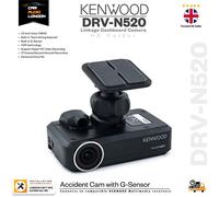 Kenwood DRV-N520 Linkage Dashboard Camera HD Colour Accident Cam with G-Sensor