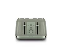 Kenwood Dusk Toaster, 4 Slot Toaster, Reheat, 5 Browning Settings, Defrost and Cancel Functions, Pull Crumb Tray, TFP30.000GN, 1800W, Olive Green