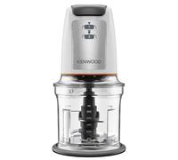 Kenwood Easy Chop Chopper, 0.5L Bowl, 2 Speeds, Quad Blade System, Anti-Slip Ring for Food Chopper Stability, 500W, CHP61.100WH, Dishwasher Safe