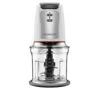 Kenwood Easy Chop Chopper, 0.5L Bowl, 2 Speeds, Quad Blade System, Anti-Slip Ring for Food Chopper Stability, 500W, CHP61.100WH, Dishwasher Safe, White