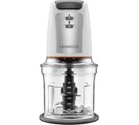 Kenwood Easy Chop Chopper, 0.5L Bowl, 2 Speeds, Quad Blade System, Anti-Slip Ring for Food Chopper Stability, 500W, CHP61.100WH, Dishwasher Safe, White