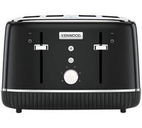 Kenwood Elegancy 4 Slot Toaster, 1800 W, Cord Storage, Black - TFP10.A0BK