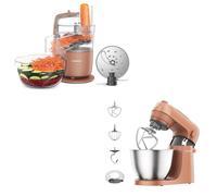 Kenwood Go 1.3l Food Processor & Stand Mixer Clay Red