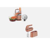 Kenwood Go Food Processor & Hand Mixer Storm Clay Red