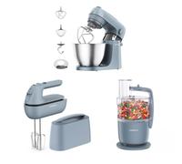 Kenwood Go Food Processor, Stand Mixer & Hand Mixer Set, Blue