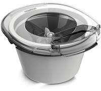 Glacier Frozen Dessert Maker for Sorbet and Frozen Yoghurt Ice Cream Maker Attachment for Food Processor Suitable with Chef Stand Mixer Bowl 1L