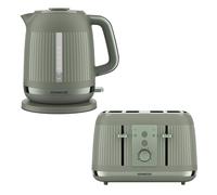 Kenwood Kettle 1.7L & 4 Slice Toaster Set, Dusk, Green