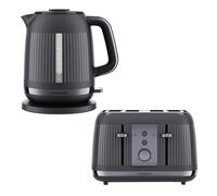 KENWOOD Kettle 1.7L & 4 Slice Toaster Set, Dusk in Grey | Size: 2 Pack Kenwood Grey 2 Pack